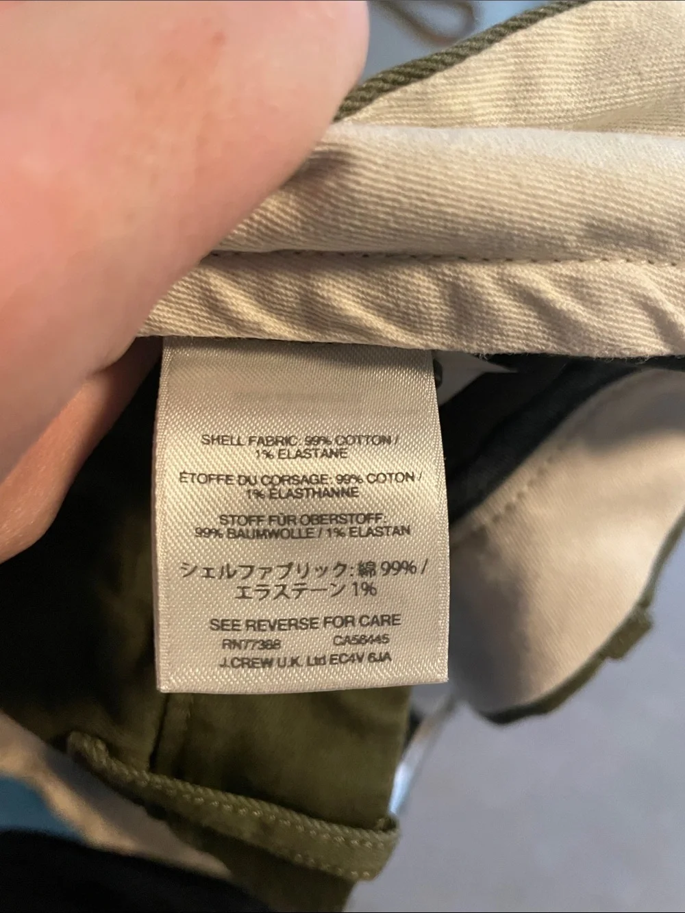 J. Crew green men’s